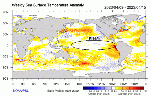 A double-whammy of El Niño and long-term climate change hit Latin America and the Caribbean in 2023, according to a new report from the World Meteorological Organization